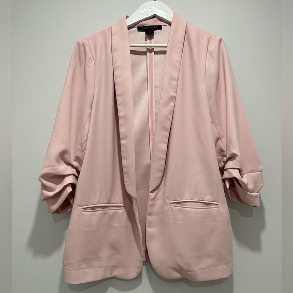 NEW Belle Vere Pink Suit Jacket Size L. NWOT - Picture 1 of 3